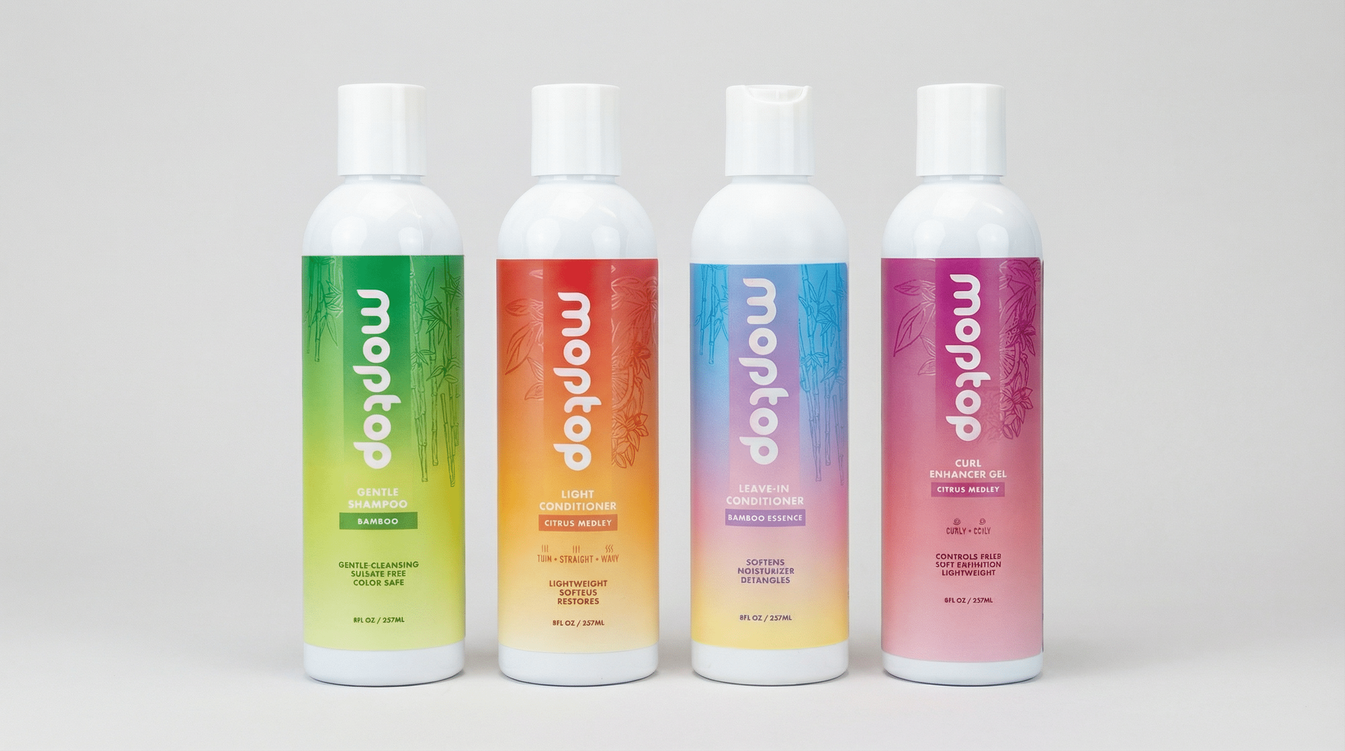 Moptop Curly Bundle Haircare Set, Junk-Free, No-Crunch Healthy Hair