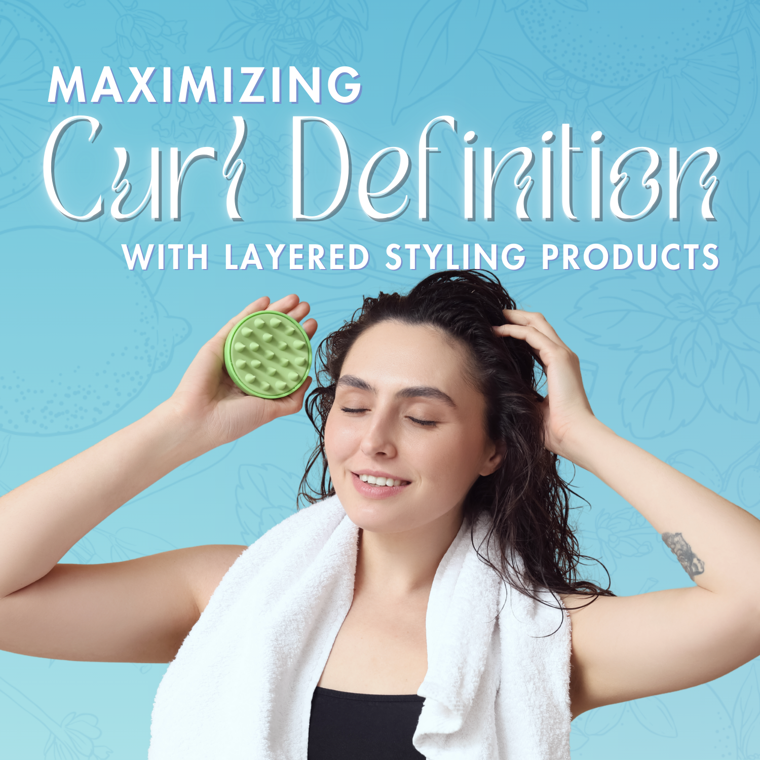 Maximizing Curl Definition with Layered Styling Products