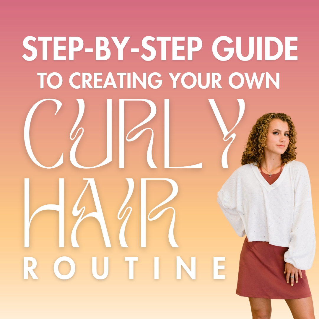 Step by step guide to creating your own curly hair routine - moptop hair