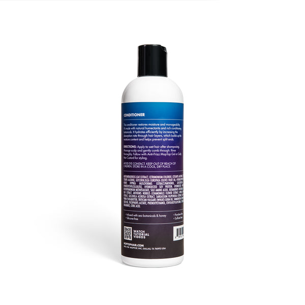 Back view of a Salon Conditioner bottle