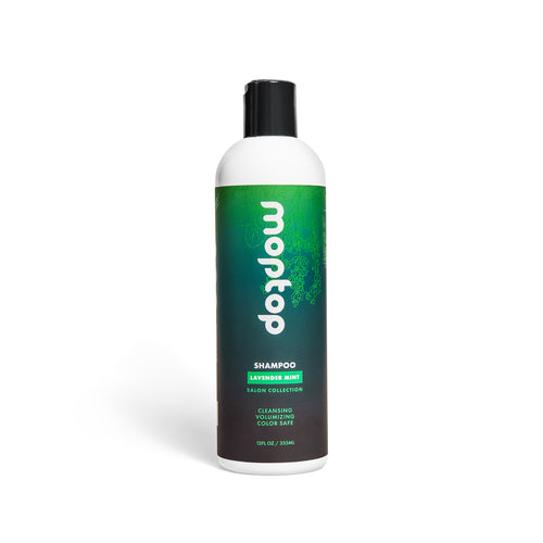 Front view of Salon Gentle Shampoo bottle