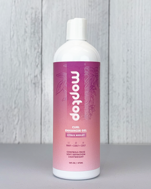 Front view of 16 ounce Curl Enhancer Gel bottle