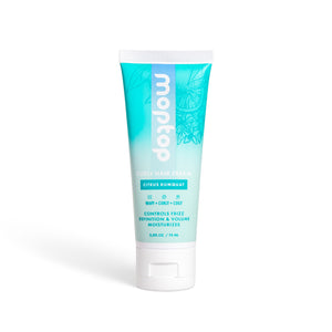 Front view of a Curly Hair Cream bottle