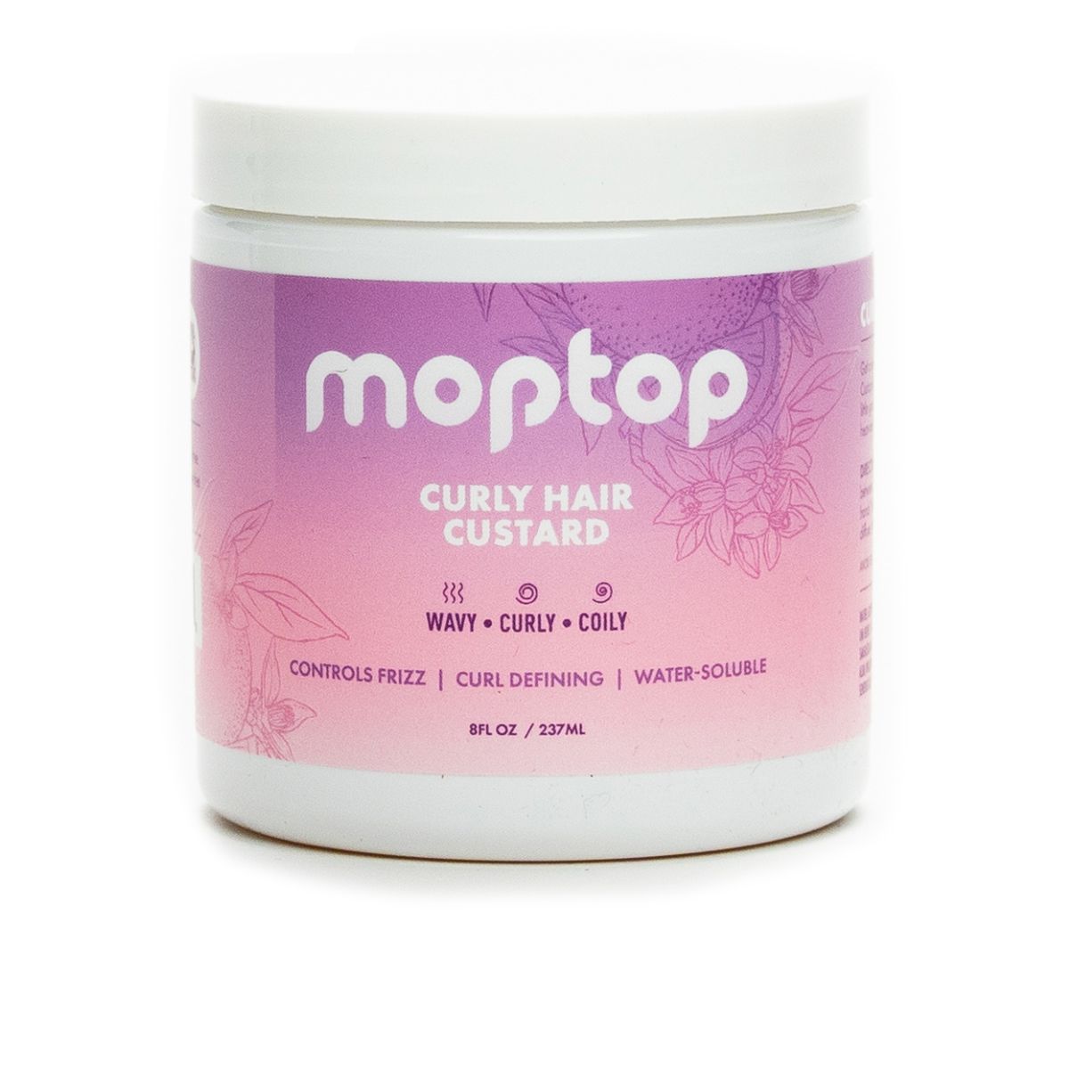moptop curly hair custard 8 oz 