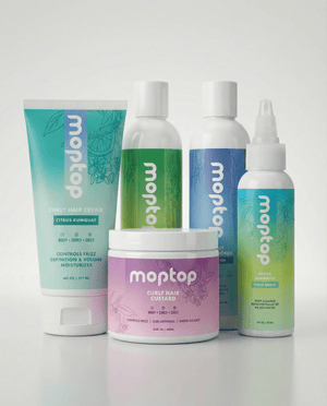 Front view of the Curly Hair Bundle