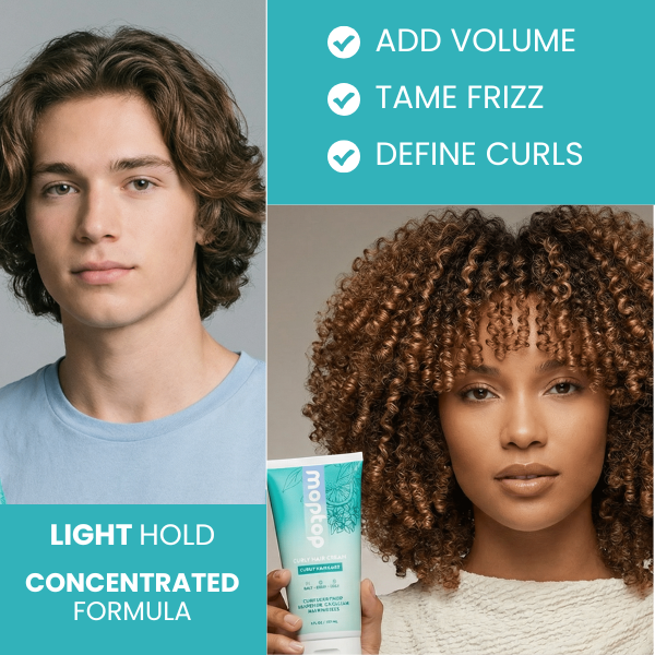 A list of Curly Hair Cream features