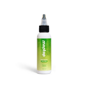 Front view of a Hemp Hair Oil bottle