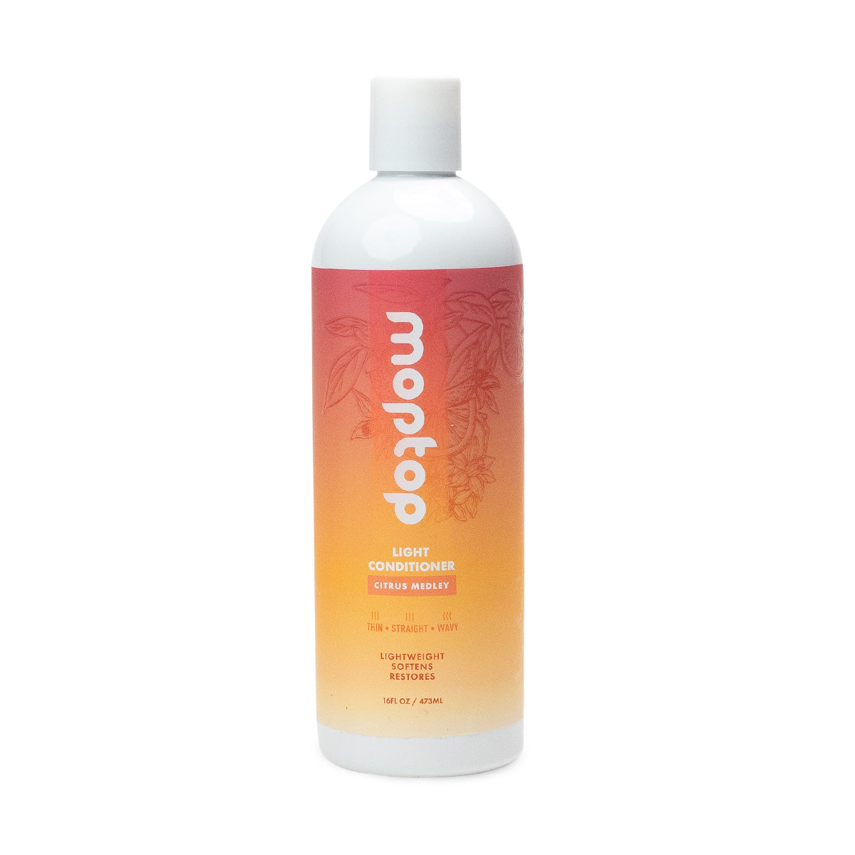 Moptop Light Conditioner for Curly, Wavy Hair, Junk-Free, Made in USA
