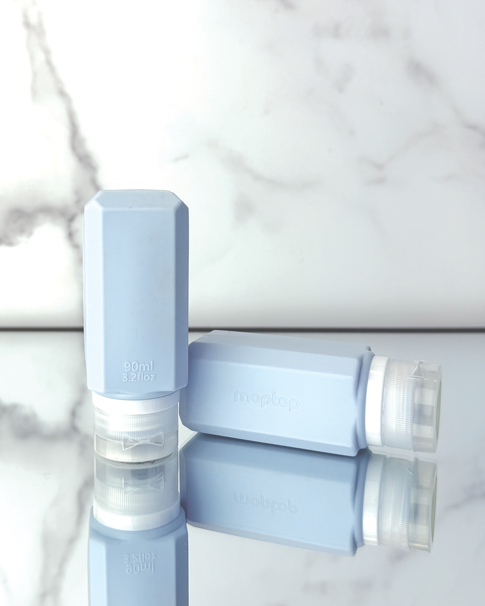 Embossed Silicone Travel Bottles