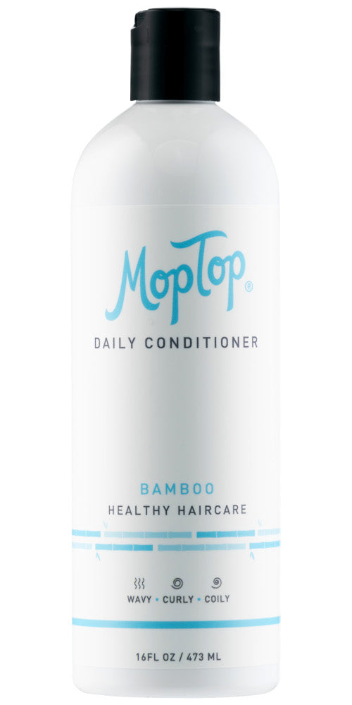 MopTop Daily Curly Conditioner | 16oz Front-Side Product Photo