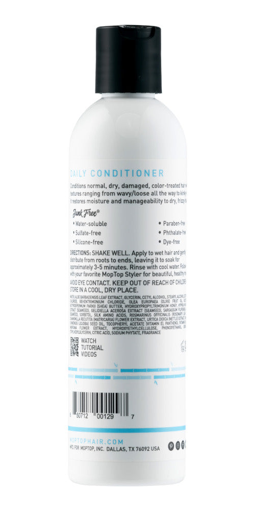 MopTop Daily Conditioner | Back-Side Product Photo