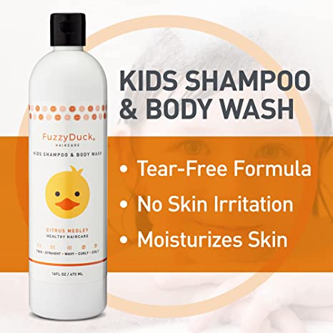 Features of the FuzzyDuck Kids Shampoo & Body Wash