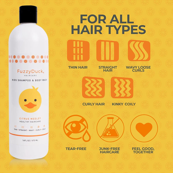 FuzzyDuck Kids Shampoo and Body Wash