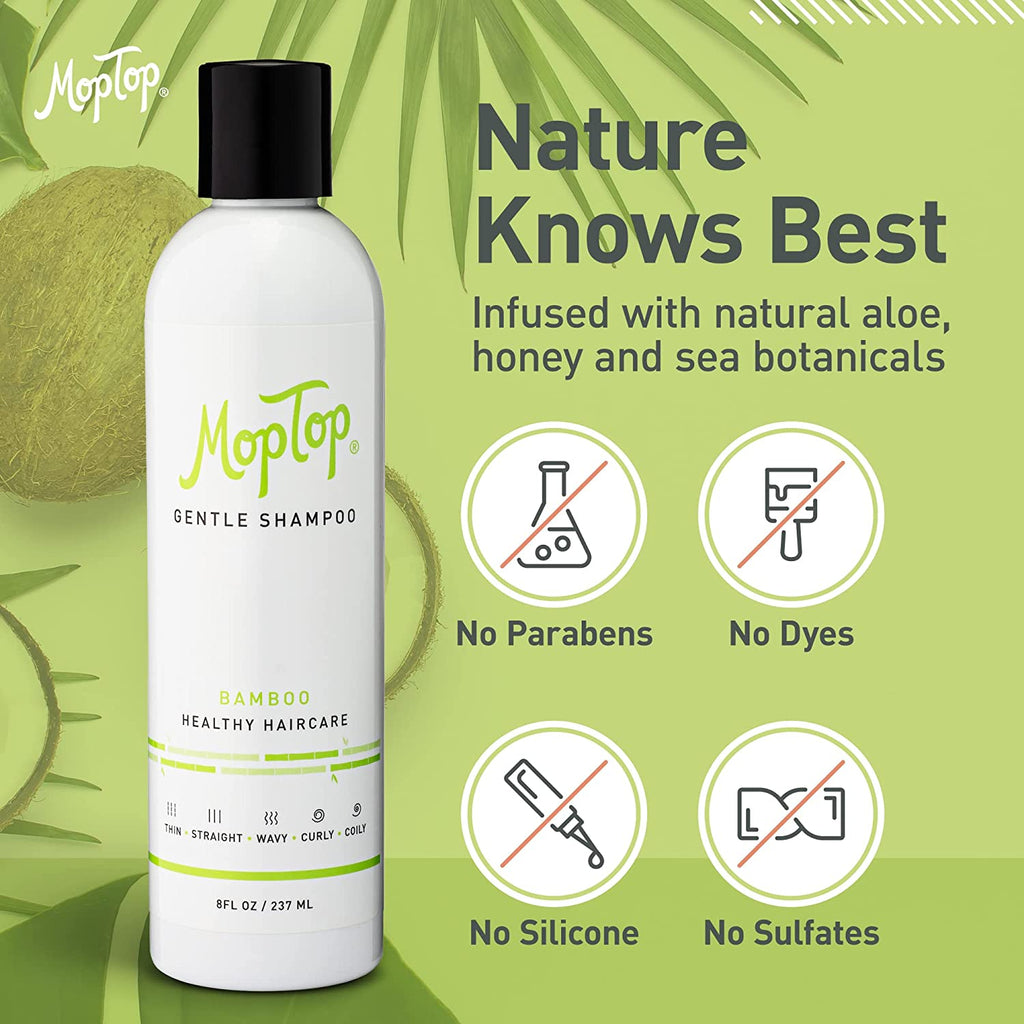 MopTop Gentle | Natural Shampoo for Curly Hair